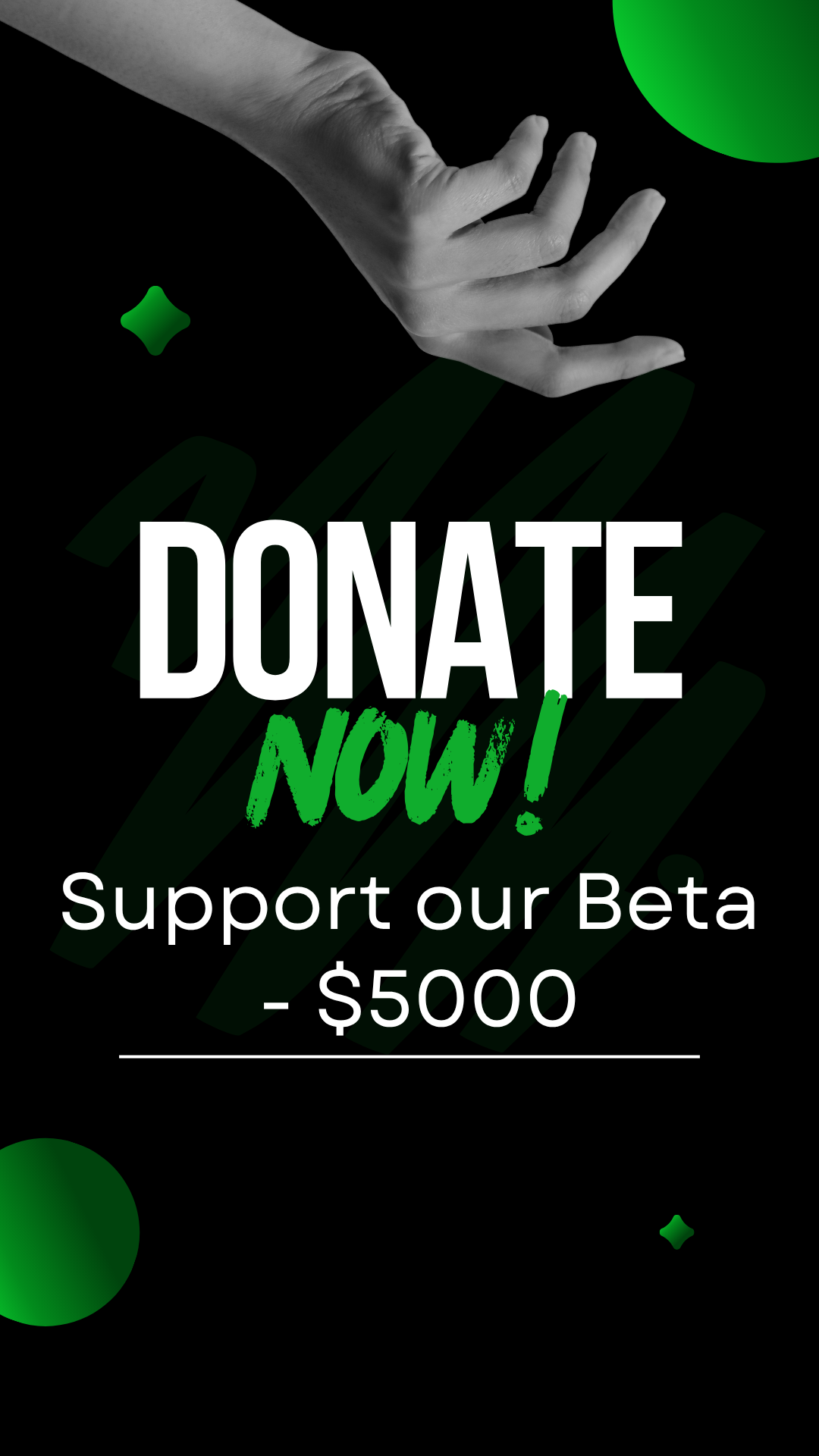 Support FreshNi Beta - $5,000