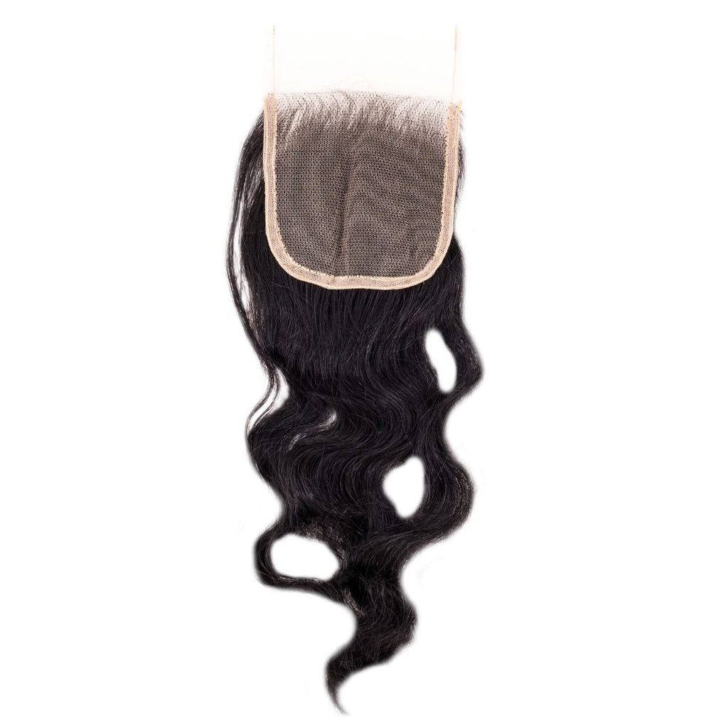 Raw Indian Curly 4x4 Transparent Closure